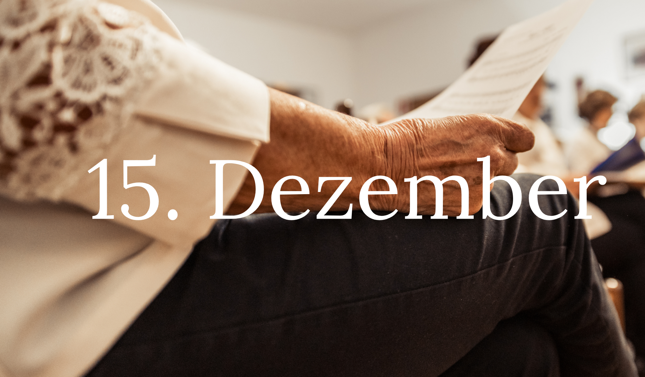 Demenzchor Probe Dezember